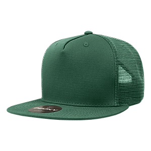 Decky 1040 5-Panel High Profile Structured Cotton Blend Trucker Hat
