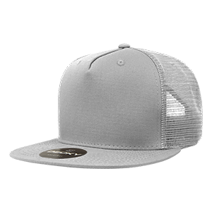 Decky 1040 5-Panel High Profile Structured Cotton Blend Trucker Hat