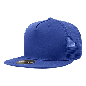 Decky 1040 5-Panel High Profile Structured Cotton Blend Trucker Hat