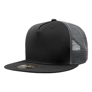 Decky 1040 5-Panel High Profile Structured Cotton Blend Trucker Hat
