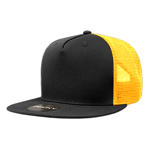Decky 1040 5-Panel High Profile Structured Cotton Blend Trucker Hat