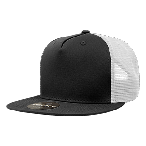 Decky 1040 5-Panel High Profile Structured Cotton Blend Trucker Hat
