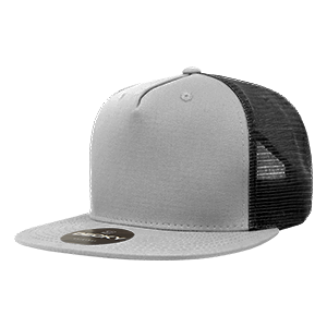 Decky 1040 5-Panel High Profile Structured Cotton Blend Trucker Hat