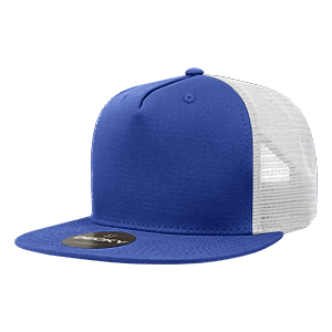 Decky 1040 5-Panel High Profile Structured Cotton Blend Trucker Hat