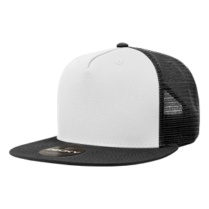 Decky 1040 5-Panel High Profile Structured Cotton Blend Trucker Hat