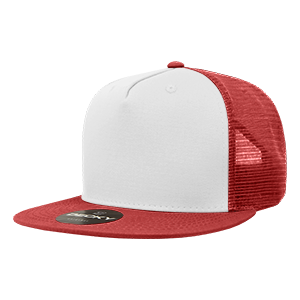 Decky 1040 5-Panel High Profile Structured Cotton Blend Trucker Hat
