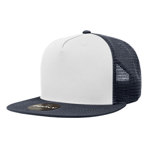Decky 1040 5-Panel High Profile Structured Cotton Blend Trucker Hat