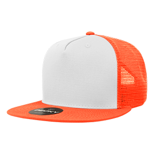 Decky 1040 5-Panel High Profile Structured Cotton Blend Trucker Hat