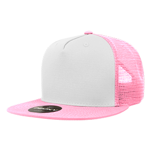 Decky 1040 5-Panel High Profile Structured Cotton Blend Trucker Hat