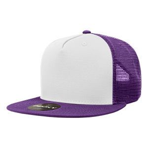 Decky 1040 5-Panel High Profile Structured Cotton Blend Trucker Hat