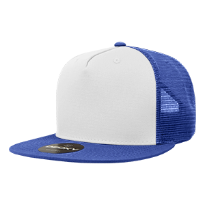 Decky 1040 5-Panel High Profile Structured Cotton Blend Trucker Hat