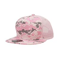 Decky 1040 5-Panel High Profile Structured Cotton Blend Trucker Hat