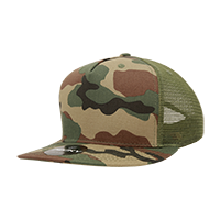 Decky 1040 5-Panel High Profile Structured Cotton Blend Trucker Hat
