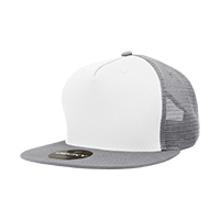 Decky 1040 5-Panel High Profile Structured Cotton Blend Trucker Hat