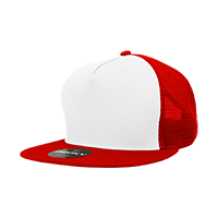 Decky 1040 5-Panel High Profile Structured Cotton Blend Trucker Hat