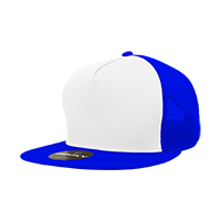 Decky 1040 5-Panel High Profile Structured Cotton Blend Trucker Hat