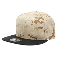 DECKY 1047 6-Panel High Profile Structured Camo Snapback Hat