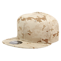DECKY 1047 6-Panel High Profile Structured Camo Snapback Hat