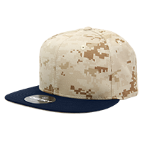 DECKY 1047 6-Panel High Profile Structured Camo Snapback Hat