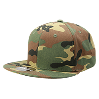 DECKY 1047 6-Panel High Profile Structured Camo Snapback Hat