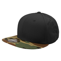 DECKY 1047 6-Panel High Profile Structured Camo Snapback Hat