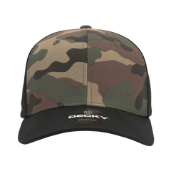 DECKY 1048 6-Panel Mid Profile Structured Camo Cap