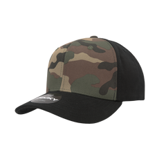 DECKY 1048 6-Panel Mid Profile Structured Camo Cap