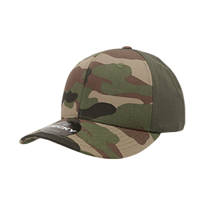 DECKY 1048 6-Panel Mid Profile Structured Camo Cap