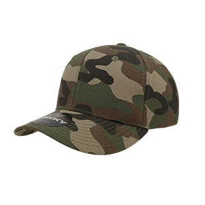 DECKY 1048 6-Panel Mid Profile Structured Camo Cap