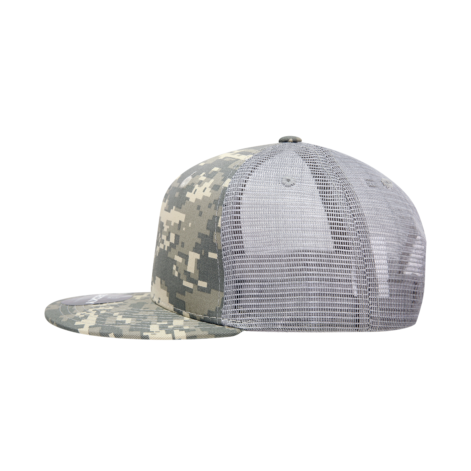 DECKY 1055 6-Panel High Profile Structured Camo Trucker Hat