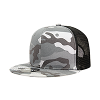 DECKY 1055 6-Panel High Profile Structured Camo Trucker Hat