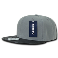 Decky 1071 High Profile Structured Vinyl Snapback Cap