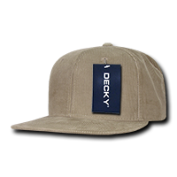 DECKY 1076 6-Panel High Profile Structured Corduroy Snapback Hat