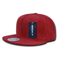 DECKY 1076 6-Panel High Profile Structured Corduroy Snapback Hat