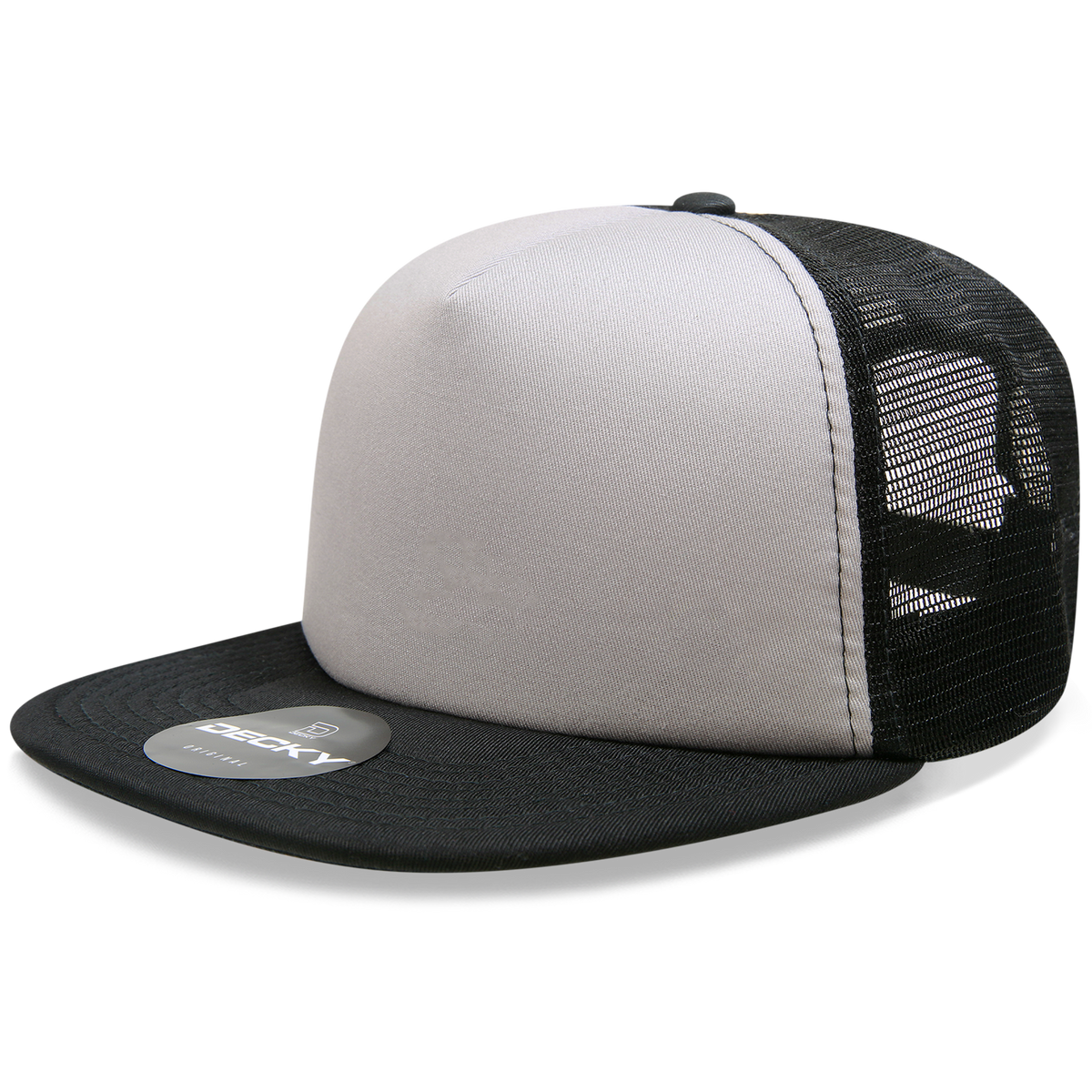 DECKY 1080 5-Panel High Profile Structured Foam Trucker Hat