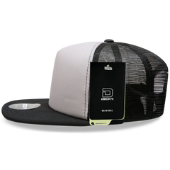DECKY 1080 5-Panel High Profile Structured Foam Trucker Hat