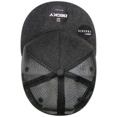 DECKY 1082 5-Panel High Profile Structured Denim Trucker Hat