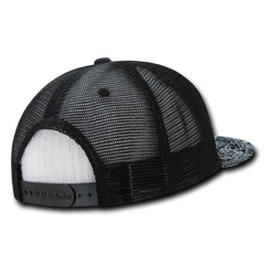 DECKY 1083 6-Panel High Profile Structured Bandanna Bill Trucker Hat