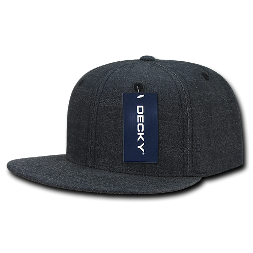 DECKY 1094 6-Panel High Profile Structured Denim Snapback