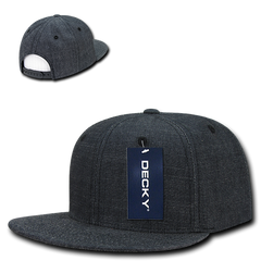 DECKY 1094 6-Panel High Profile Structured Denim Snapback