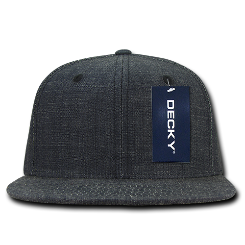 DECKY 1094 6-Panel High Profile Structured Denim Snapback