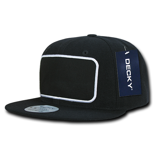 DECKY 1096 6 Panel High Profile Structured Patch Snapback Cap