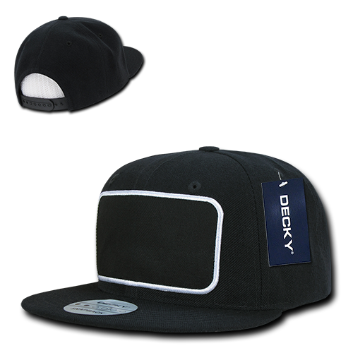 DECKY 1096 6 Panel High Profile Structured Patch Snapback Cap