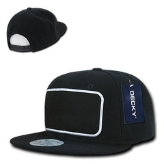 DECKY 1096 6 Panel High Profile Structured Patch Snapback Cap