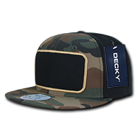 DECKY 1096 6 Panel High Profile Structured Patch Snapback Cap