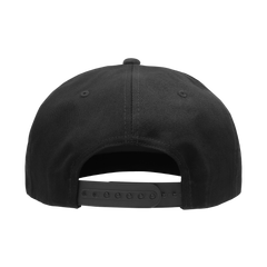 Decky 1098 7-Panel High Profile Structured Cotton Blend Cap, Black | 1098-BLK
