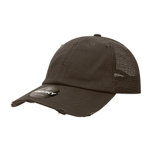 DECKY 110 6-Panel Low Profile Relaxed Vintage Trucker Hat