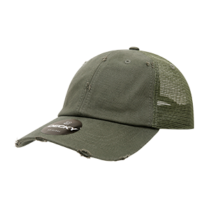 DECKY 110 6-Panel Low Profile Relaxed Vintage Trucker Hat