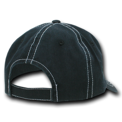 DECKY 111 6-Panel Low Profile Relaxed Contra-Stitch Dad Hat