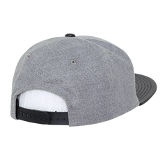 DECKY 1115 6-Panel High Profile Structured Melton Vinyl Snapback Hat